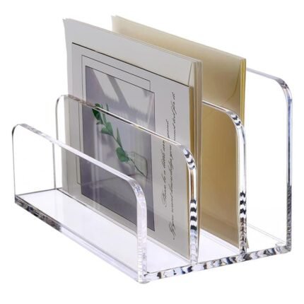 Clear Acrylic Magazine & File Organizer