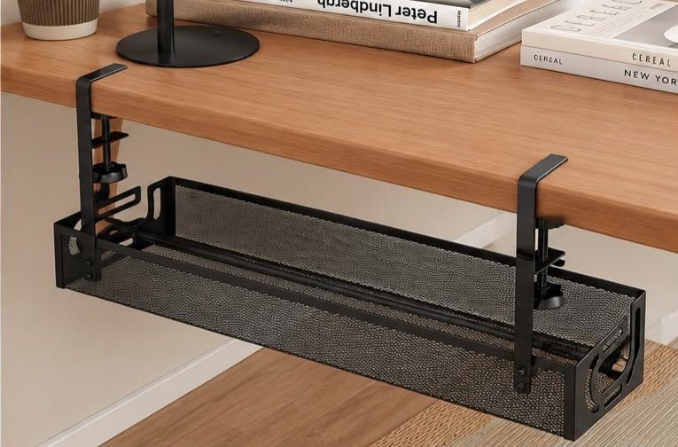 Under-Desk Cable Management & Storage Tray - Image 2
