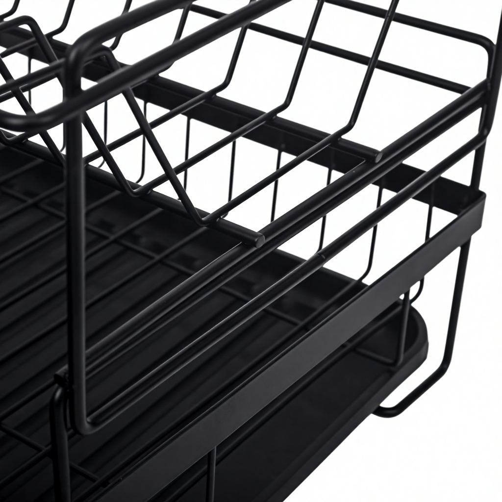 Modern Minimalist Metal Kitchen Storage Rack - Image 6