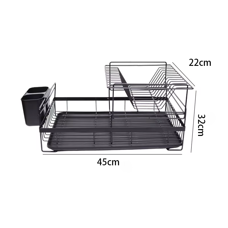 Modern Minimalist Metal Kitchen Storage Rack - Image 3